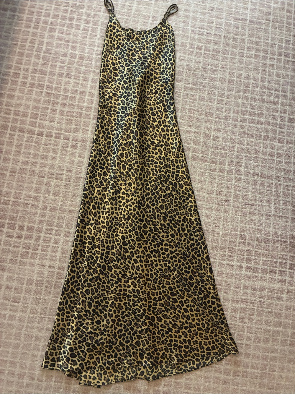 Victoria’s Secret Vintage Satin Slip Dress Leopard Print